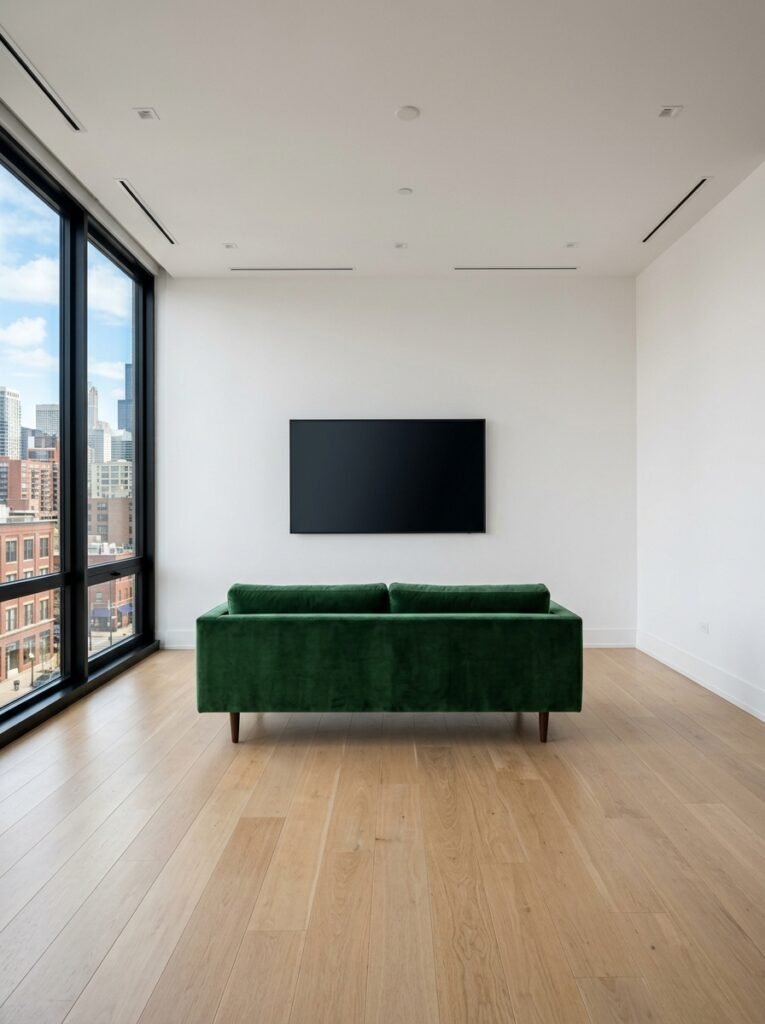 7 Small-Space Modern Living Room Layouts for First-Time City Renters