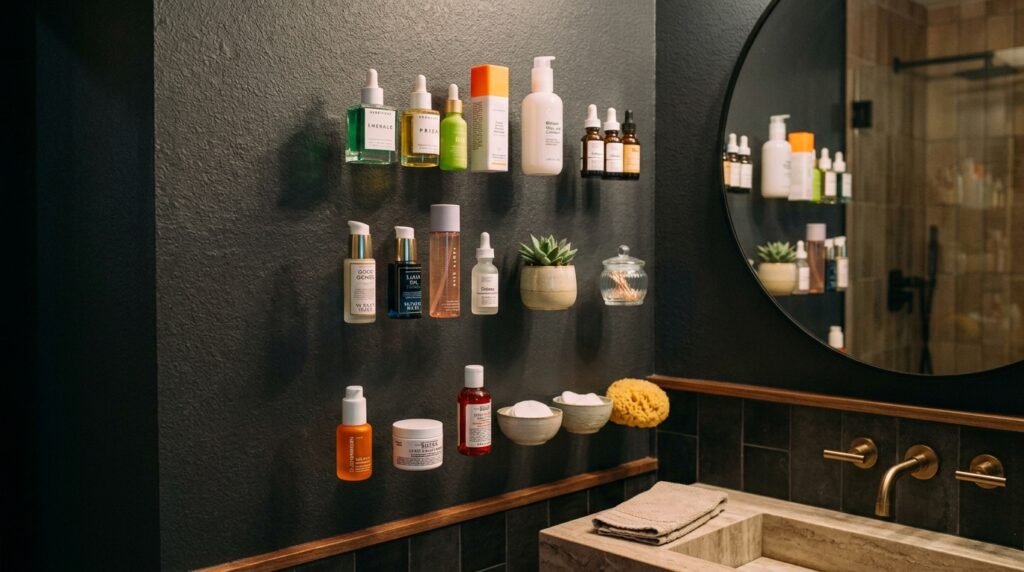 8 Dopamine Bathroom Ideas for Tiny Half Baths With No Natural Light