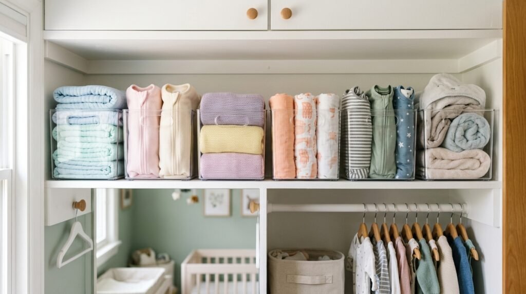 6 Wardrobe Organization Ideas for New Parents Setting Up a Baby Girl’s Nursery Closet
