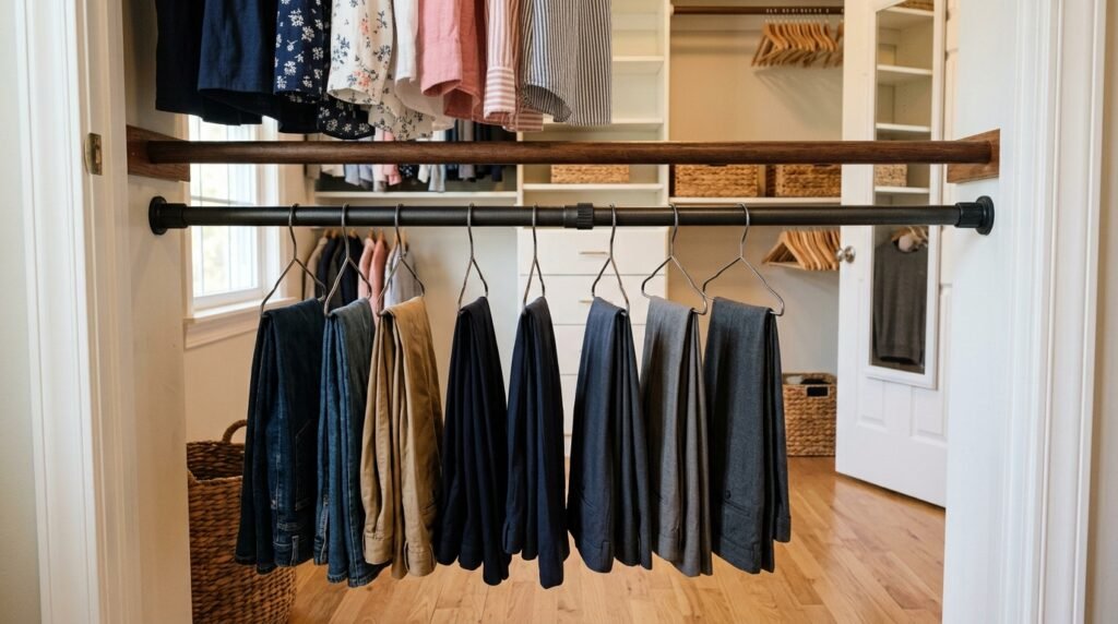 7 Wardrobe Organization Hacks for Renters Who Can’t Install Built-Ins