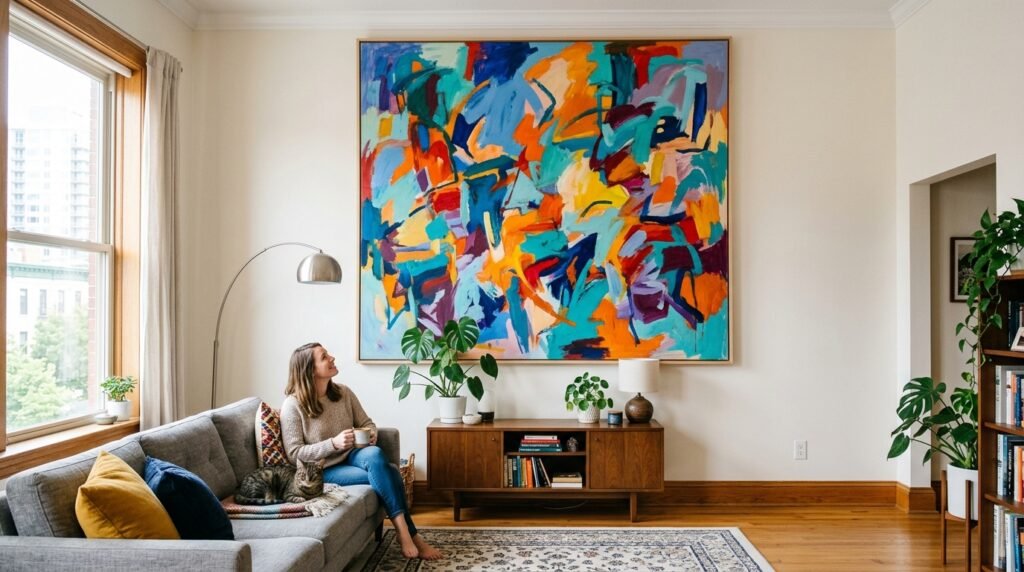 Decor for Renters With Popcorn Ceilings and Ugly Fixtures You Can’t Remove