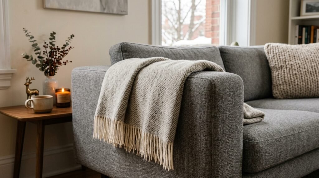 Minimalist Winter Holiday Decor for Small Apartments