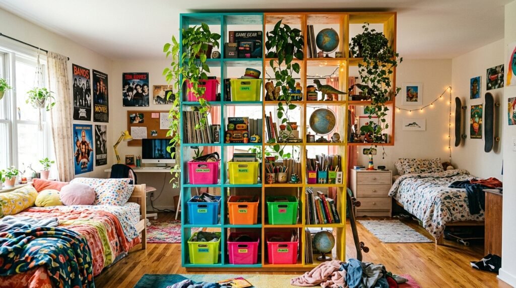 7 Dopamine Bedroom Ideas for Teens Sharing a Room With a Sibling