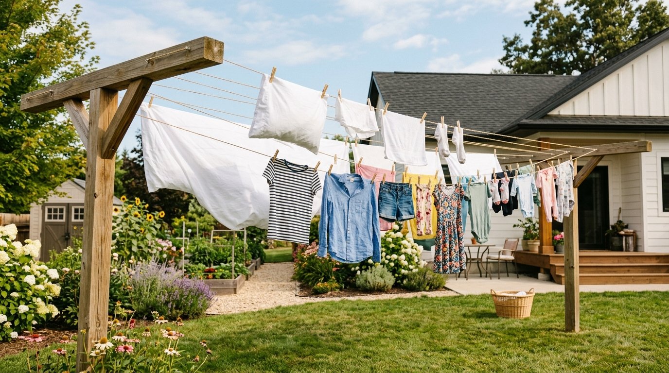 DIY Clothesline Setups: Indoor, Outdoor, and Portable Options