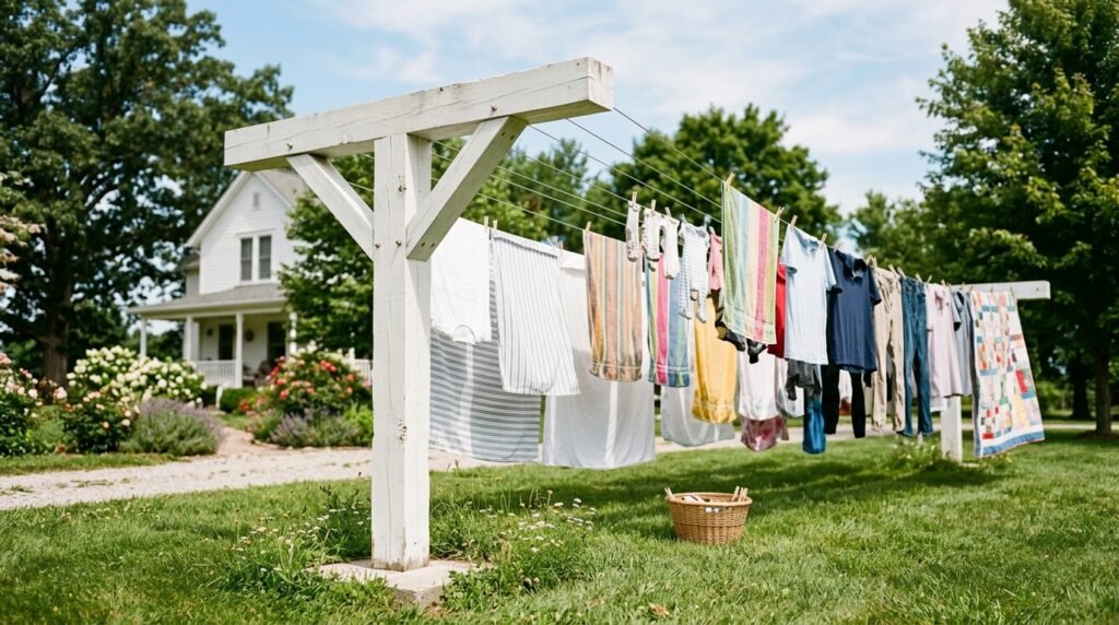 DIY Clothesline Setups: Indoor, Outdoor, and Portable Options