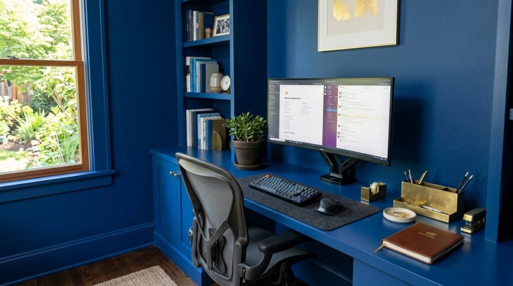 6 Dopamine Home Office Setups for Remote Workers Stuck at a Desk All Day