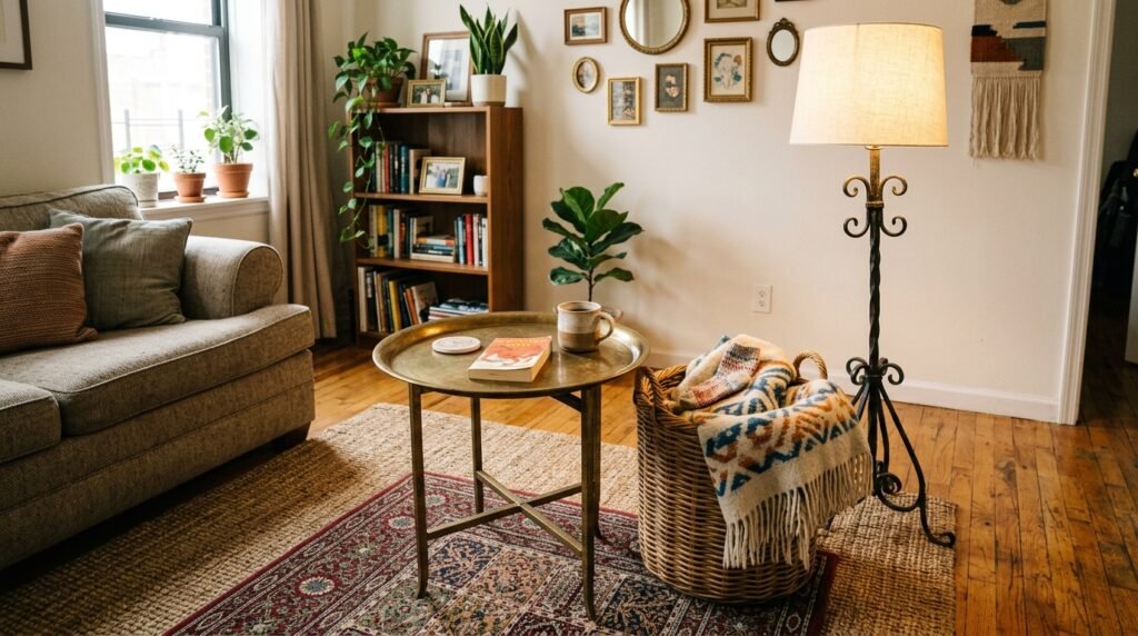 9 Thrifted Modern Living Room Finds for Renters Furnishing on Under $500