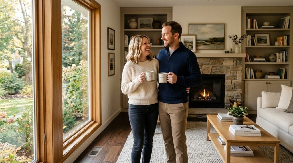 12 Quiet Luxury Living Rooms for Couples Redoing Their First Home Together