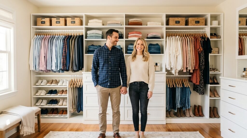 10 Wardrobe Organization Ideas for Couples Sharing One Closet