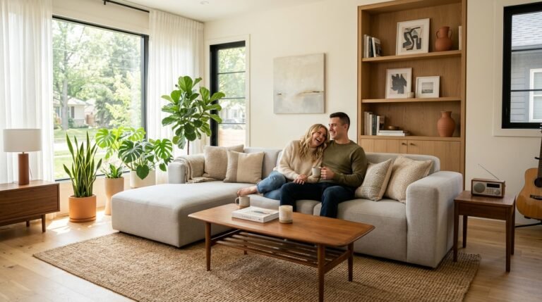 9 Modern Living Room Setups for Couples Furnishing Their First Place Together