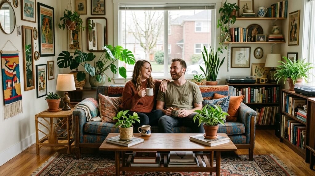 9 Thrifted Modern Living Room Finds for Renters Furnishing on Under $500