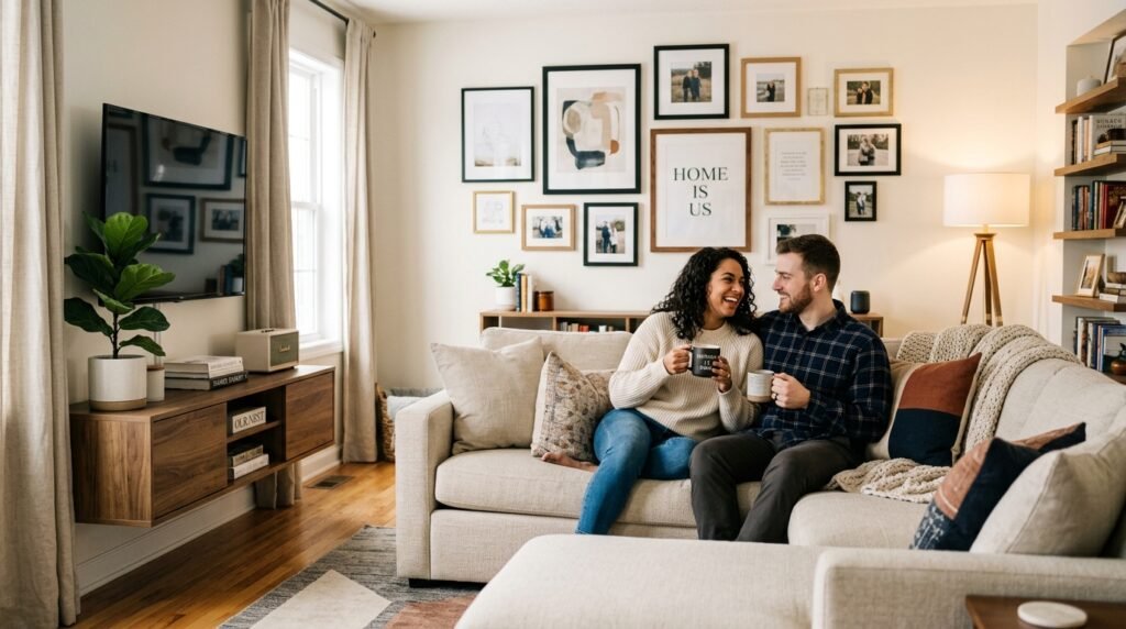 9 Modern Living Room Setups for Couples Furnishing Their First Place Together