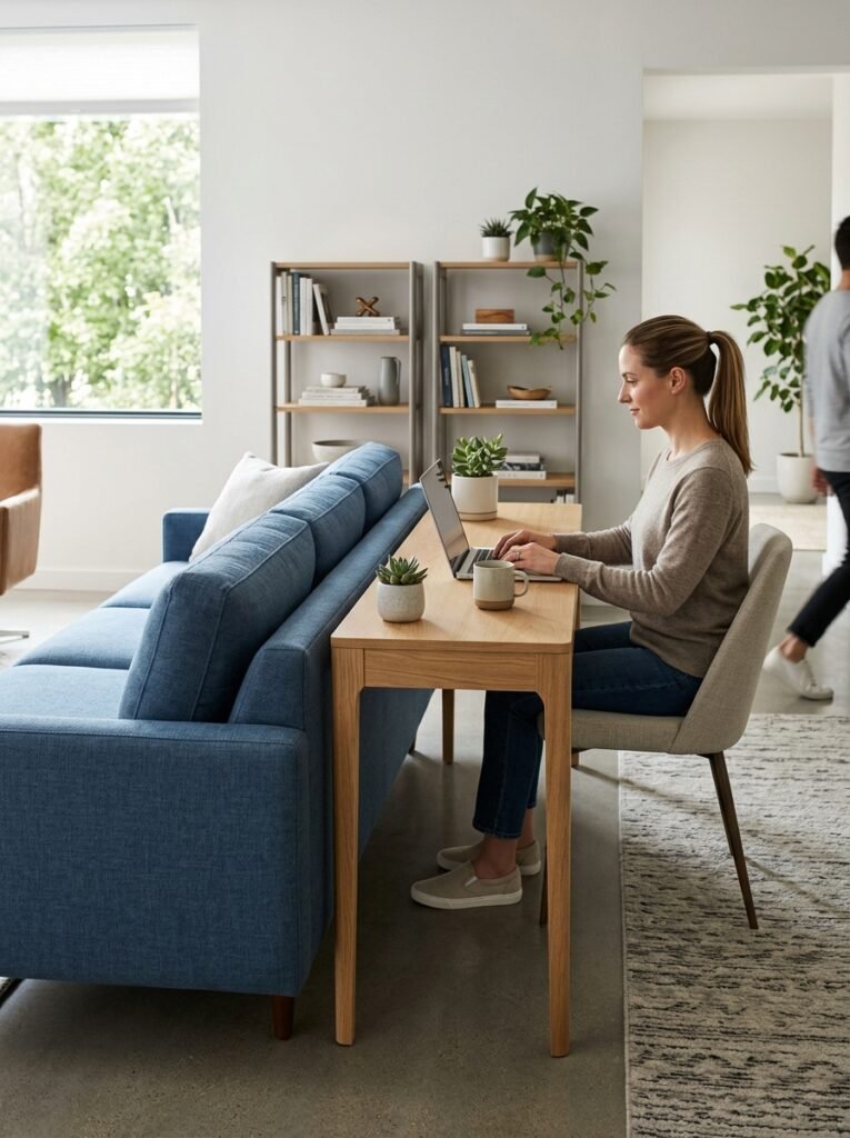 6 Modern Living Room Ideas for Remote Workers Who Need a Dual Purpose Space