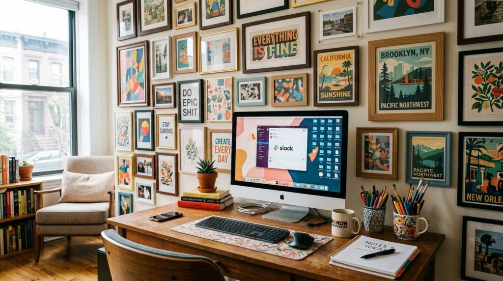 6 Dopamine Home Office Setups for Remote Workers Stuck at a Desk All Day