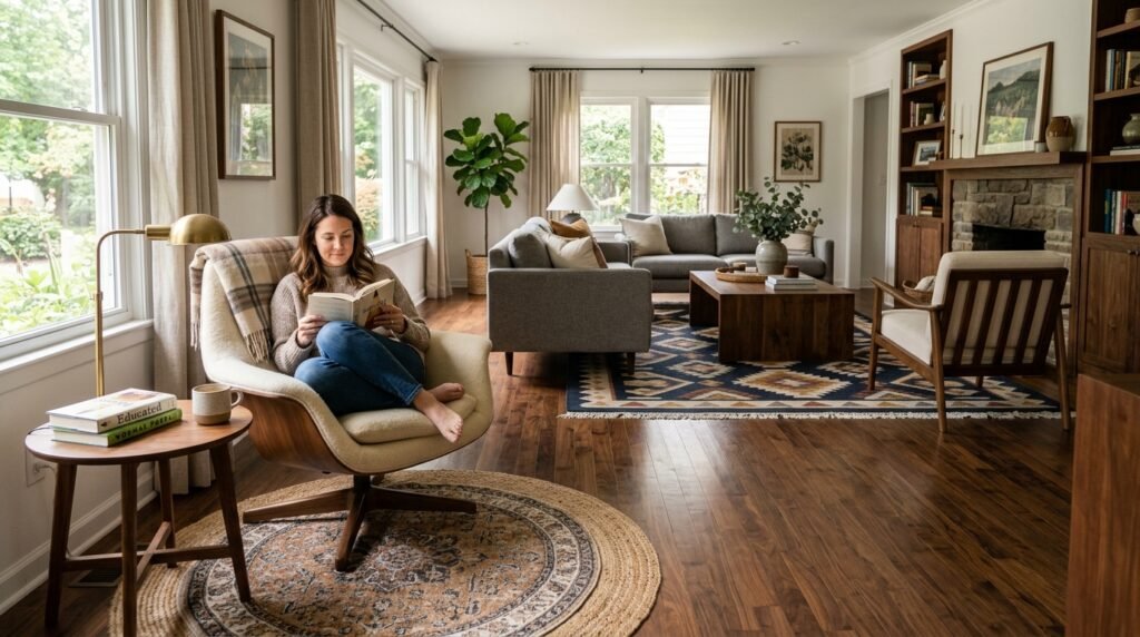 7 Mid-Century Modern Layouts for Long, Narrow Living Rooms