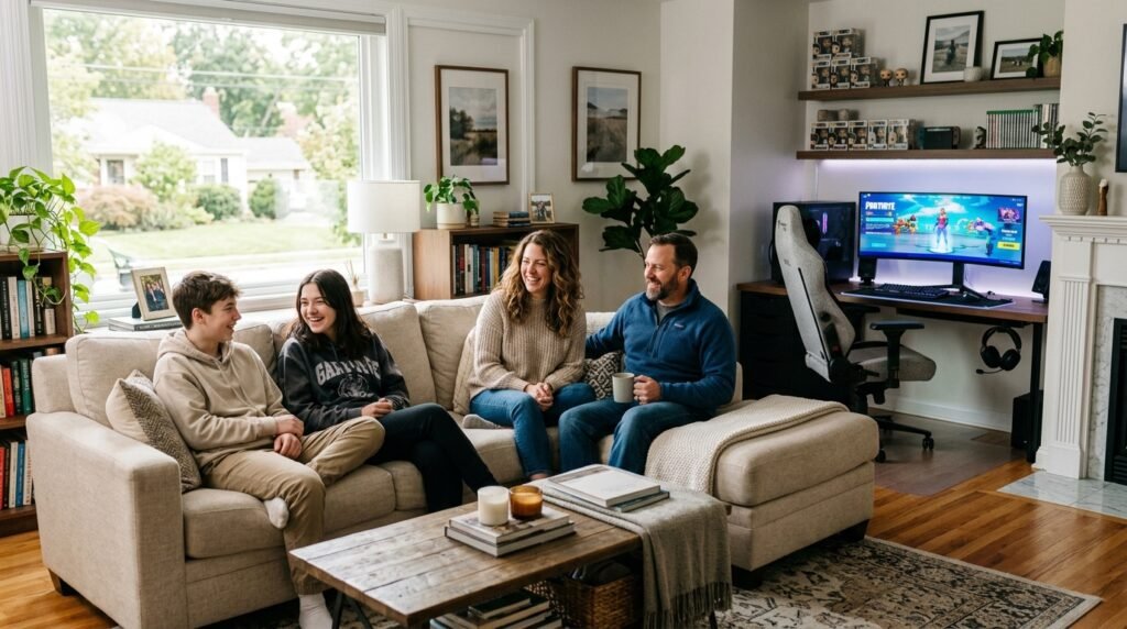 6 Gaming Setup Living Rooms for Teens Sharing a Room With Siblings