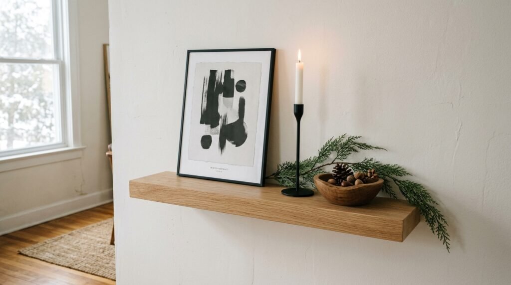 Minimalist Winter Holiday Decor for Small Apartments