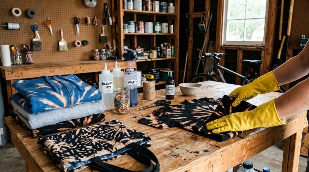 Bleach-Dye DIY Clothes: 8 Ideas to Transform Plain Basics