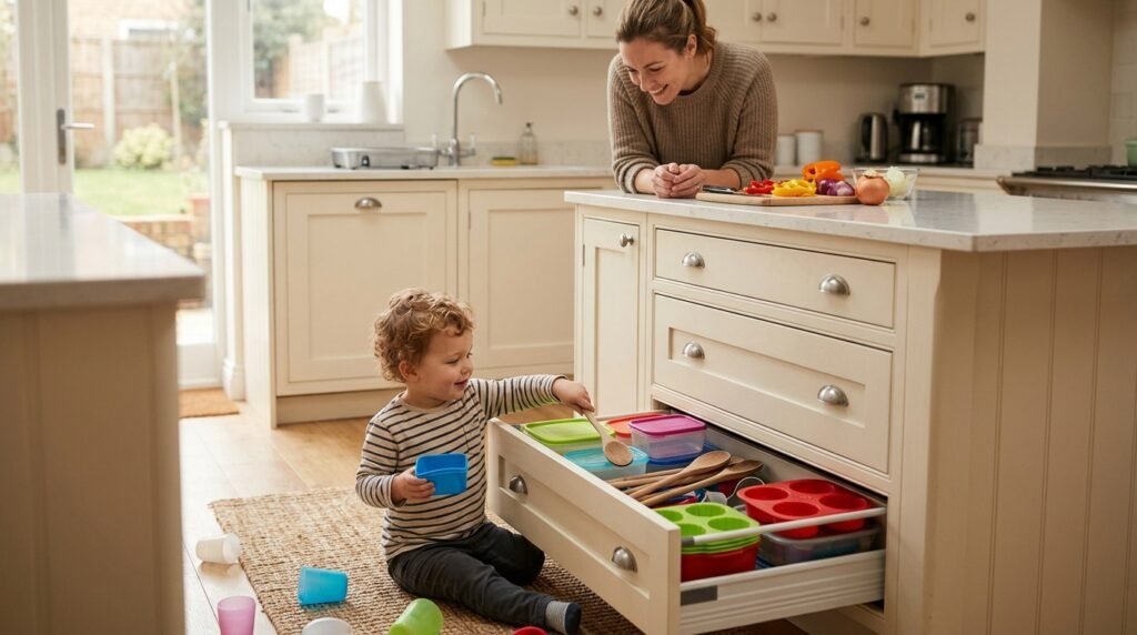 8 Open-Concept Kitchen–Living Room Combos for Families With Toddlers