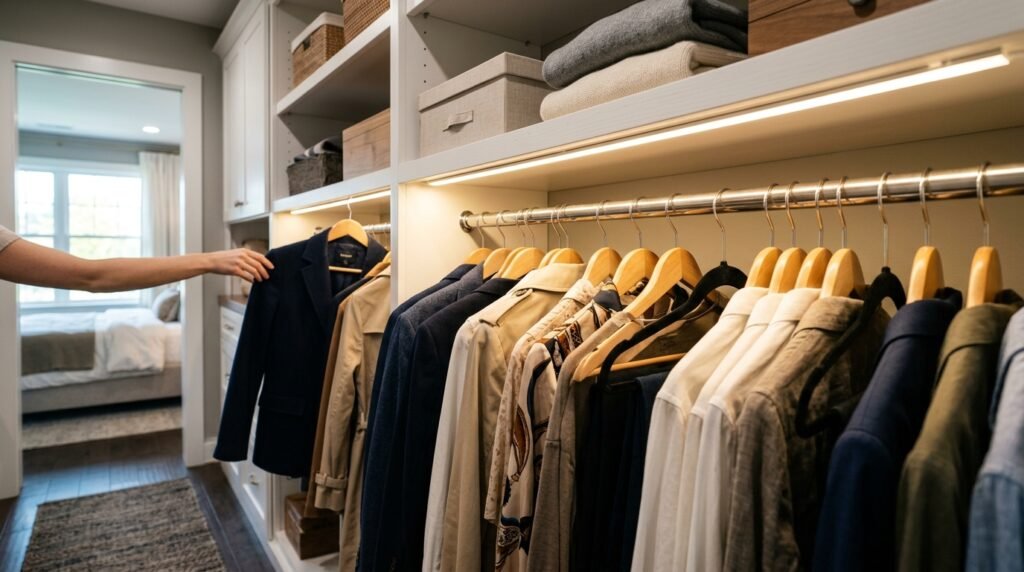 9 Wardrobe Organization Ideas for Small Closets in Studio Apartments