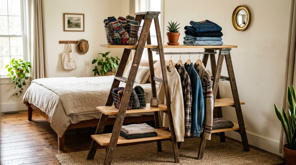 DIY Clothes Storage for Small Spaces: 11 Ideas With No Closet