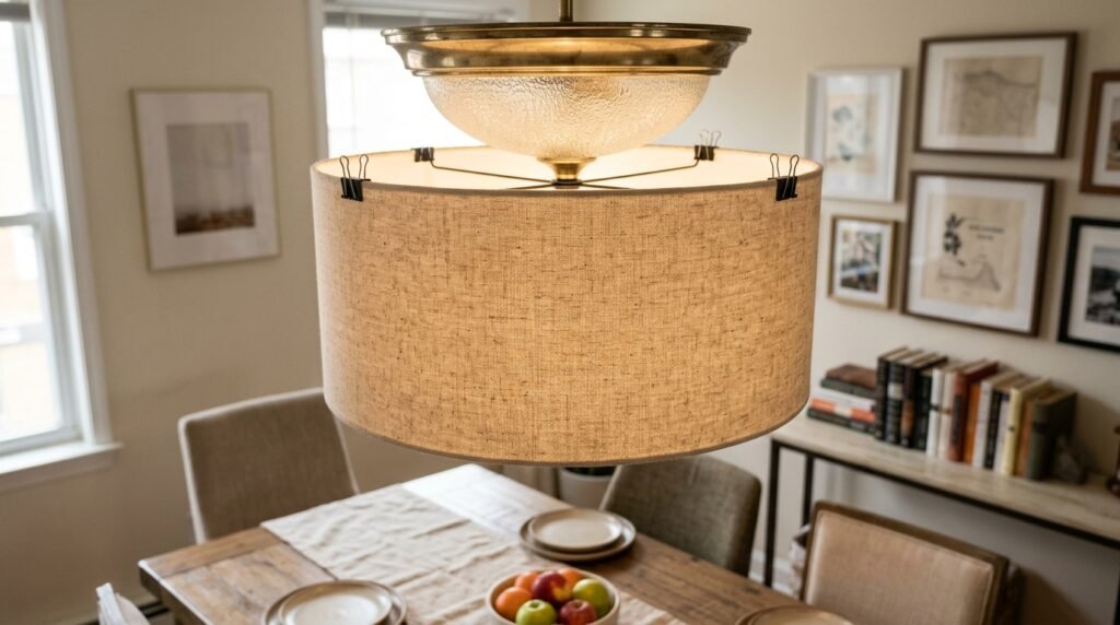 Decor for Renters With Popcorn Ceilings and Ugly Fixtures You Can’t Remove