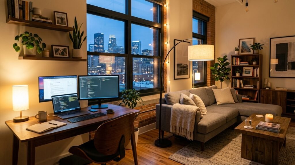 6 Modern Living Room Ideas for Remote Workers Who Need a Dual Purpose Space