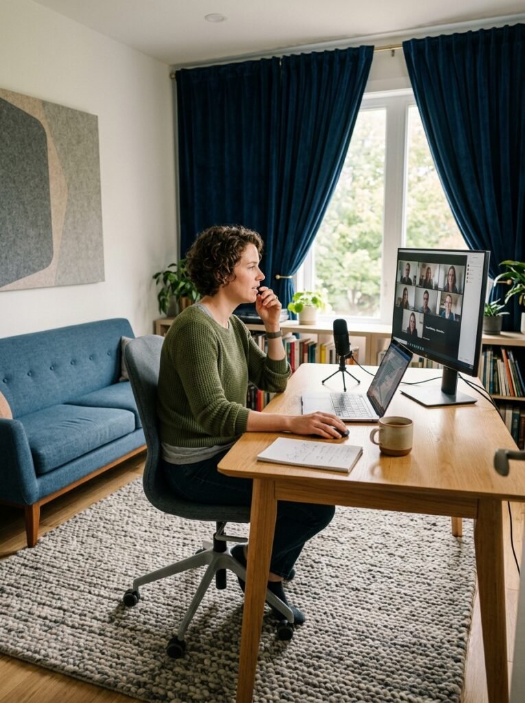 6 Modern Living Room Ideas for Remote Workers Who Need a Dual Purpose Space