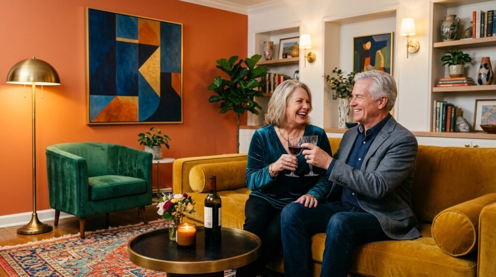 8 Dopamine Decor Ideas for Empty Nesters Wanting a “Grown Up” Colorful Home