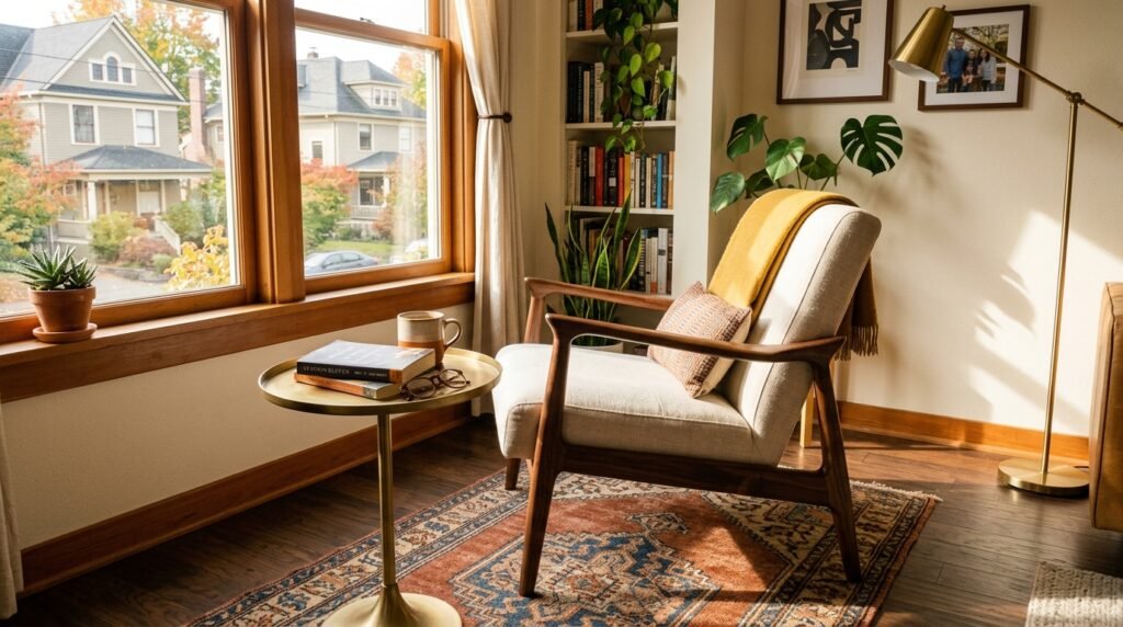 9 Thrifted Modern Living Room Finds for Renters Furnishing on Under $500