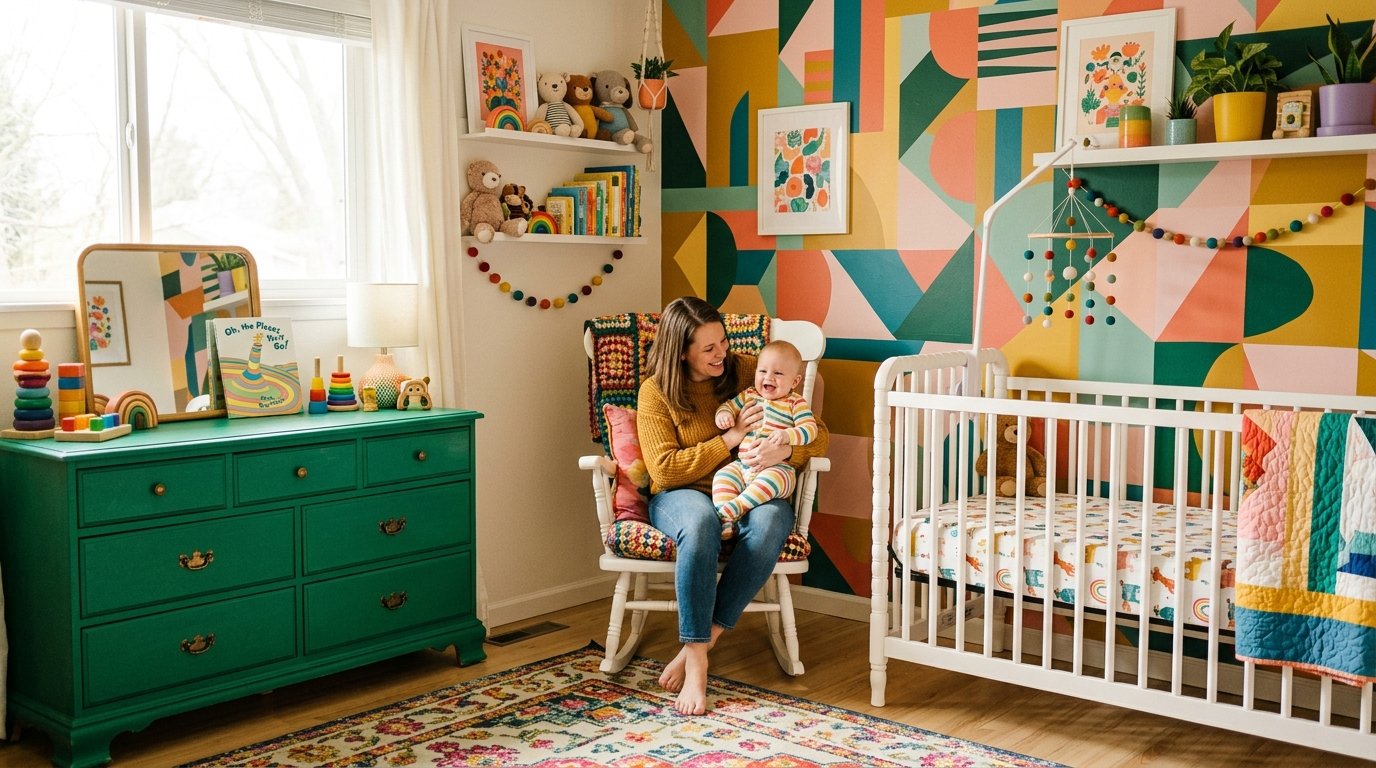 10 Dopamine Nursery Ideas for New Parents Decorating on a Budget