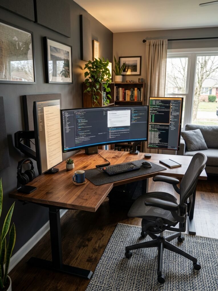 6 Modern Living Room Ideas for Remote Workers Who Need a Dual Purpose Space