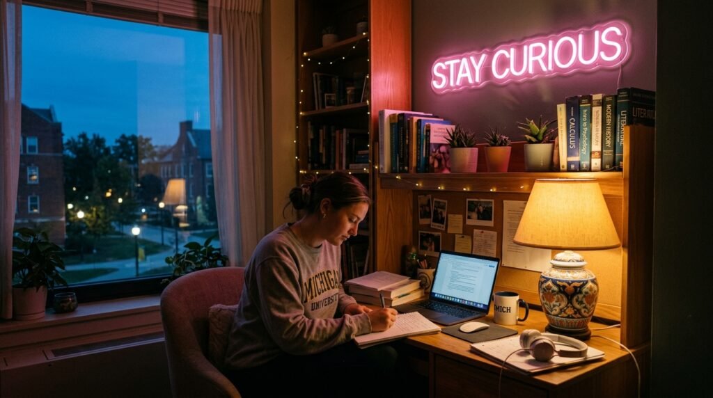 9 Dopamine Decor Ideas for College Students Living in a Studio Apartment