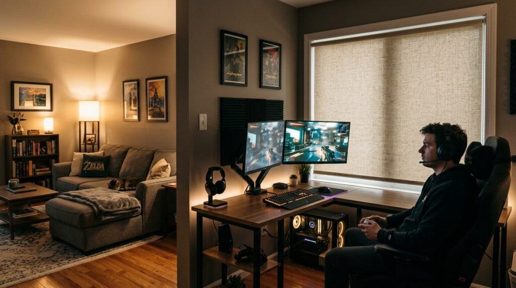 6 Gaming Setup Living Rooms for Teens Sharing a Room With Siblings