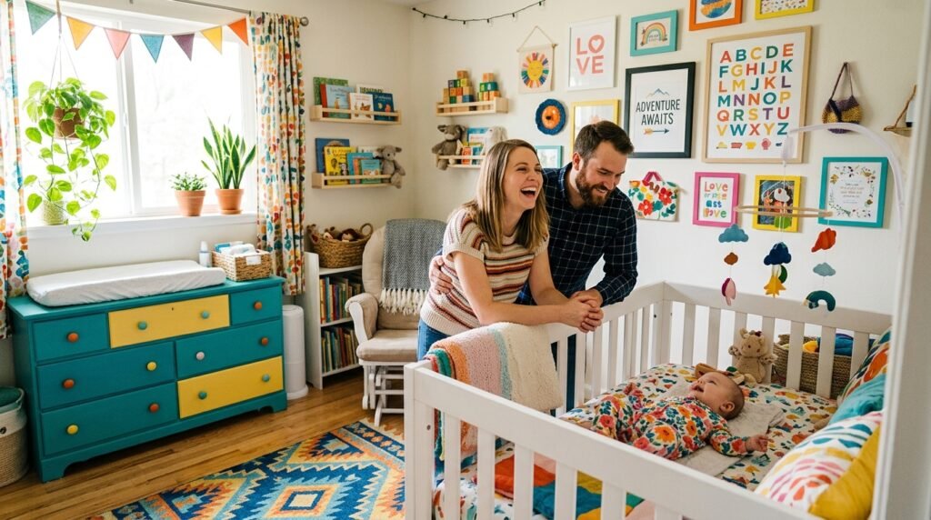 10 Dopamine Nursery Ideas for New Parents Decorating on a Budget