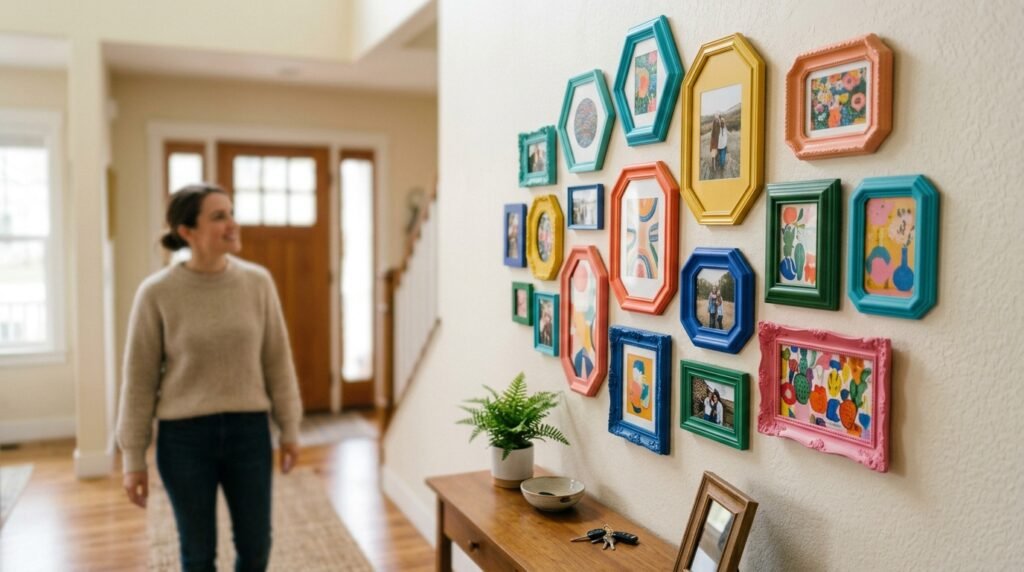 10 Dopamine Decor Entryway Ideas for Narrow Hallways in Apartments
