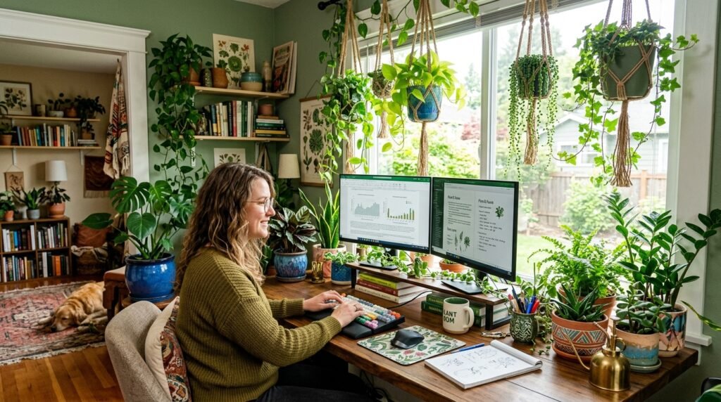 6 Dopamine Home Office Setups for Remote Workers Stuck at a Desk All Day
