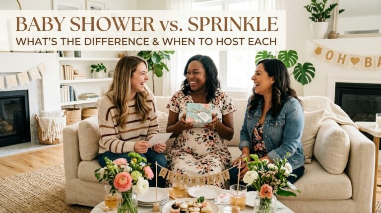 Baby Shower vs. Sprinkle: What’s the Difference and When to Host Each