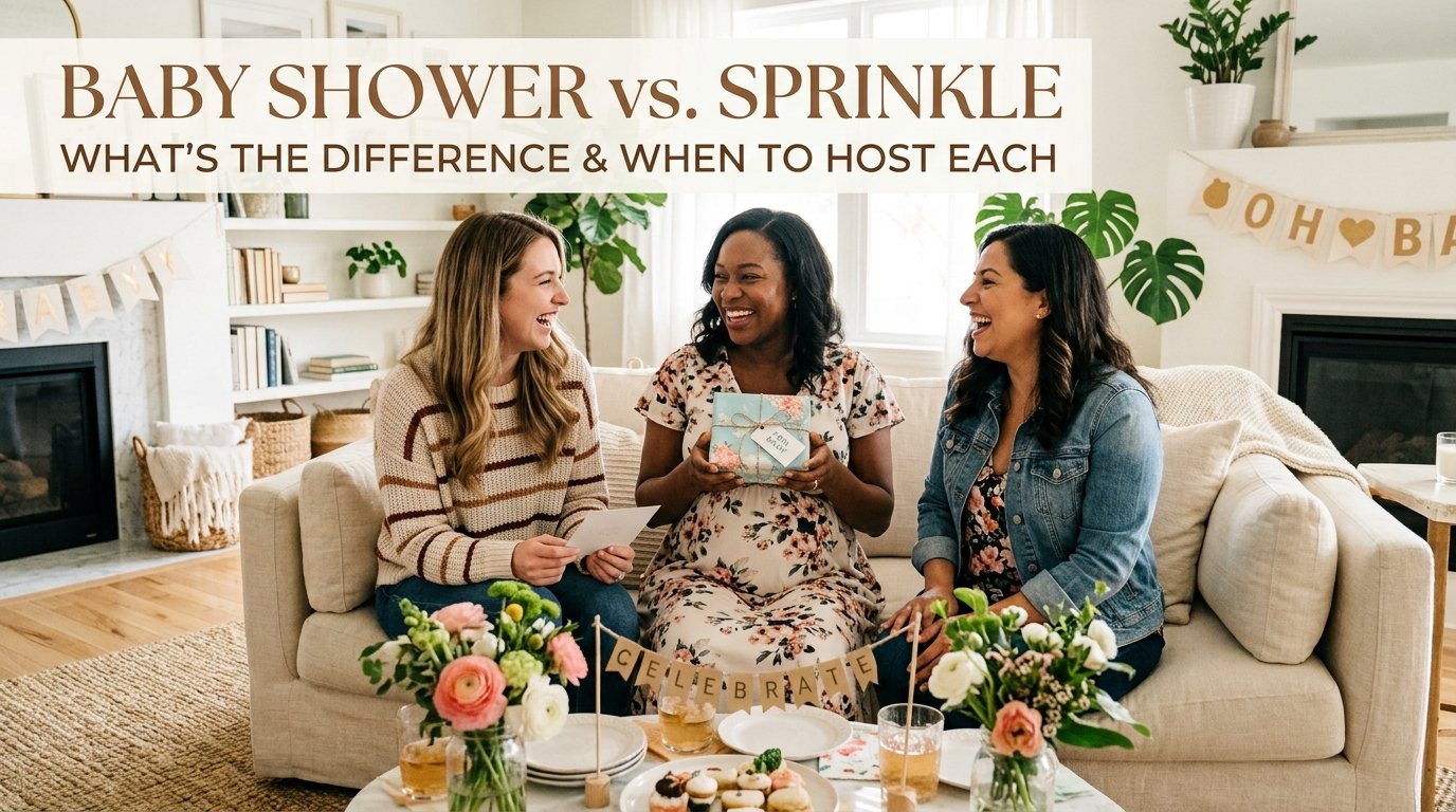 Baby Shower vs. Sprinkle: What’s the Difference and When to Host Each