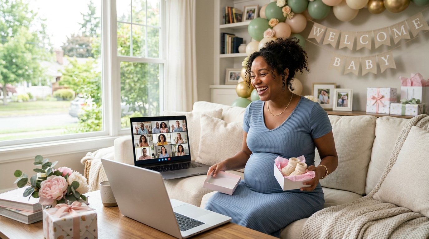 9 Virtual Baby Shower Ideas for Long-Distance Family