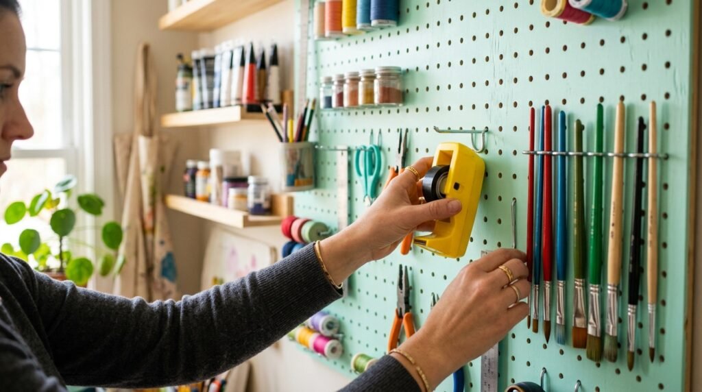 9 Dopamine Craft Room Ideas for Hobbyists Who Need Storage and Color