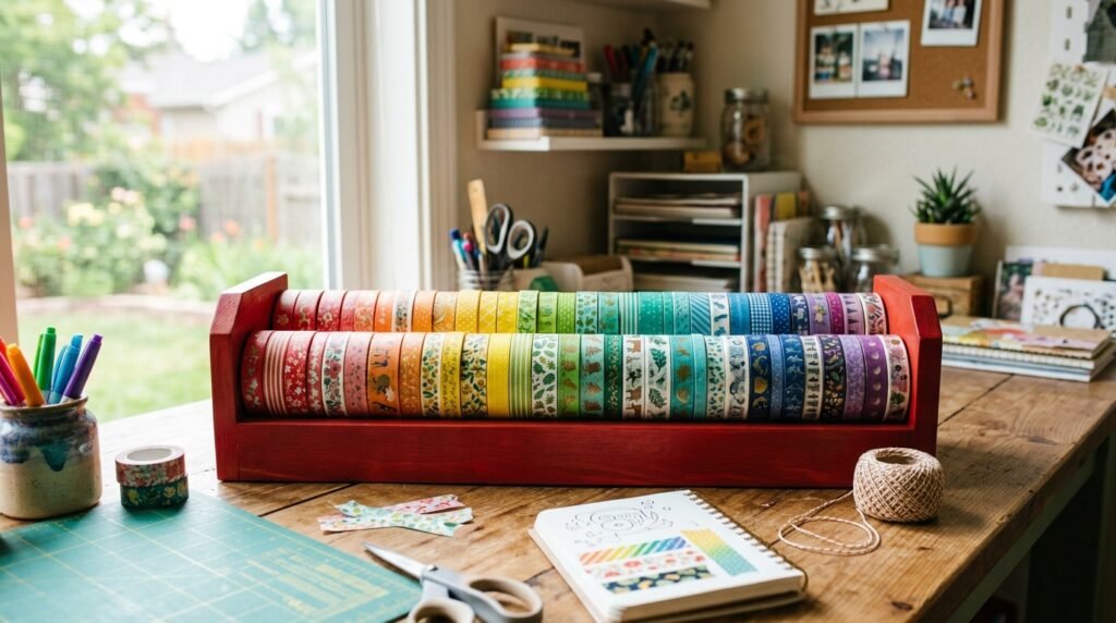 9 Dopamine Craft Room Ideas for Hobbyists Who Need Storage and Color