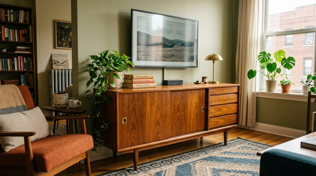 9 Thrifted Modern Living Room Finds for Renters Furnishing on Under $500