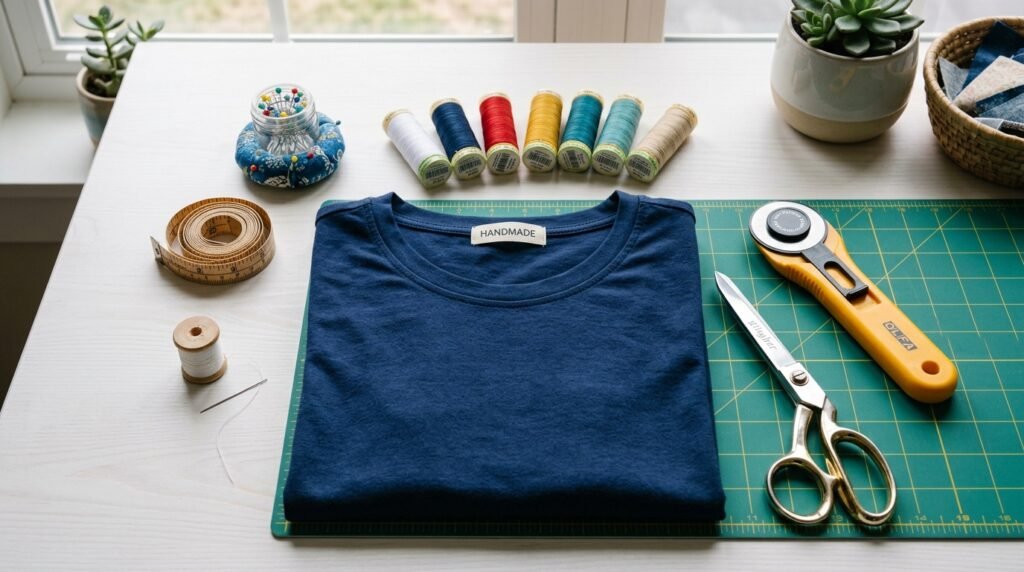 How to Sew a Basic T-Shirt: Free Pattern & Step-by-Step Tutorial