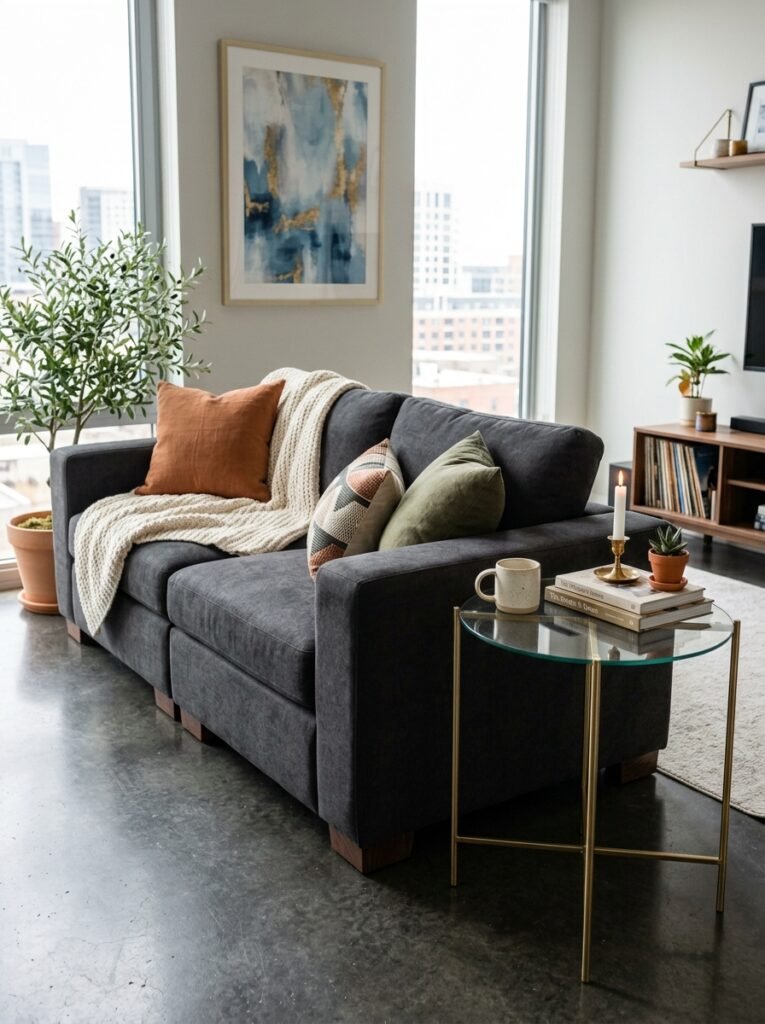9 Modern Living Room Setups for Couples Furnishing Their First Place Together