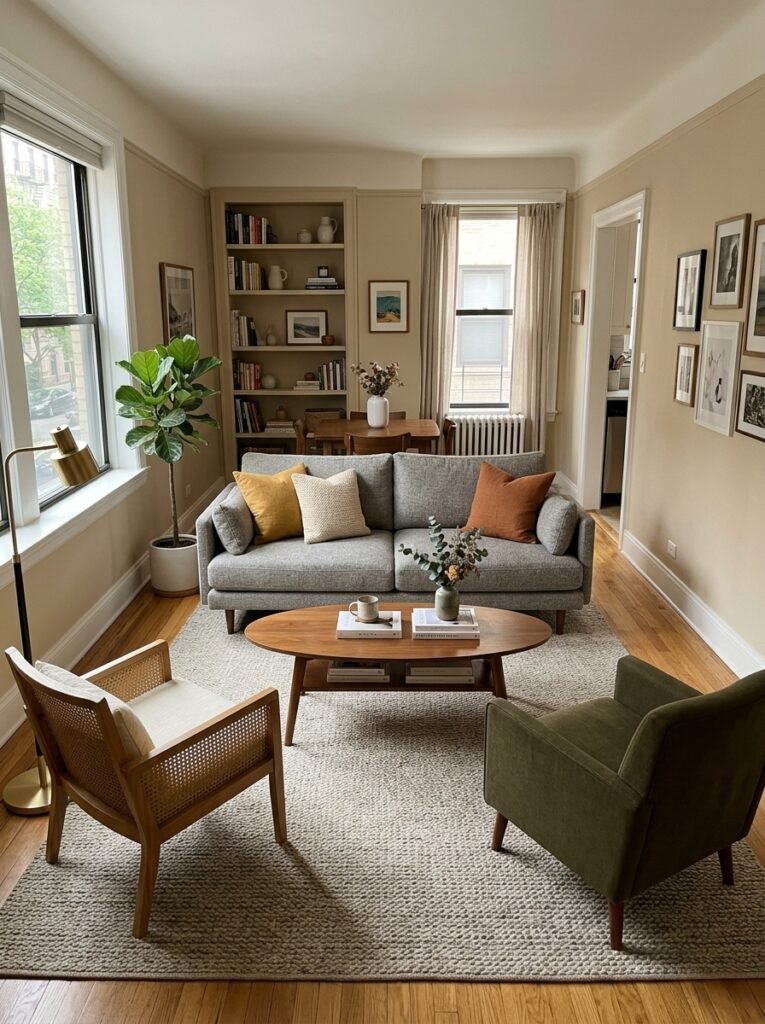 7 Modern Living Room Refresh Ideas for a Cozy First Winter in Your Apartment