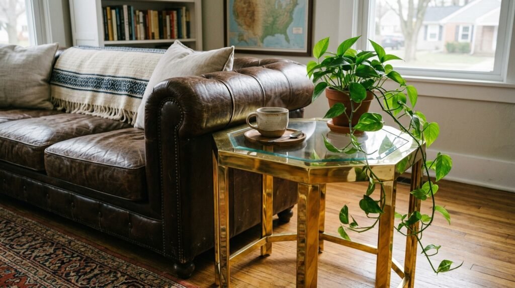 9 Thrifted Modern Living Room Finds for Renters Furnishing on Under $500