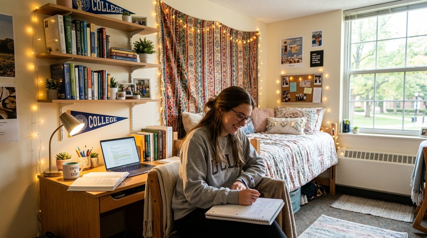Dorm Room Decor for College Students: 10 Command-Strip-Only Ideas