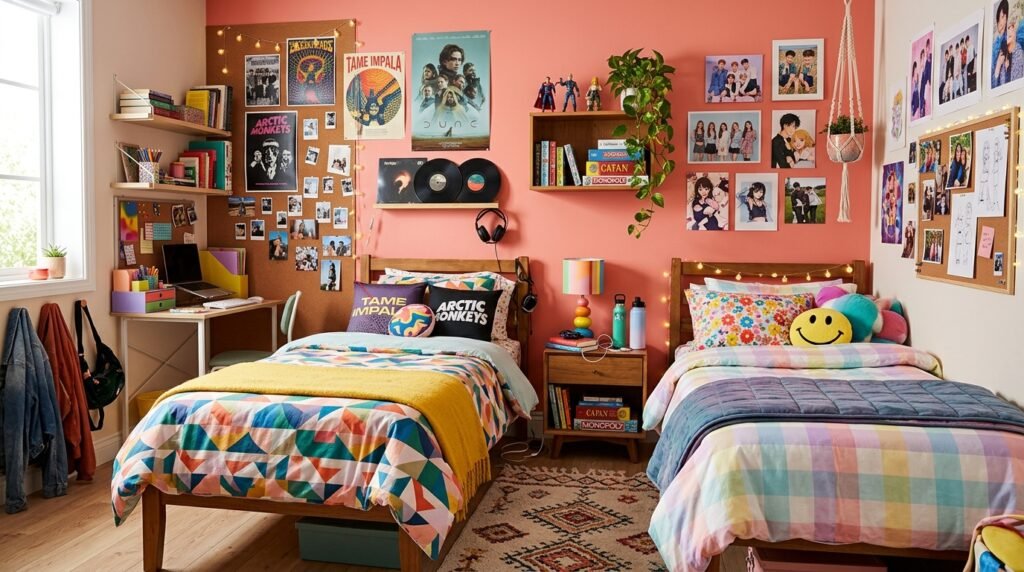 7 Dopamine Bedroom Ideas for Teens Sharing a Room With a Sibling