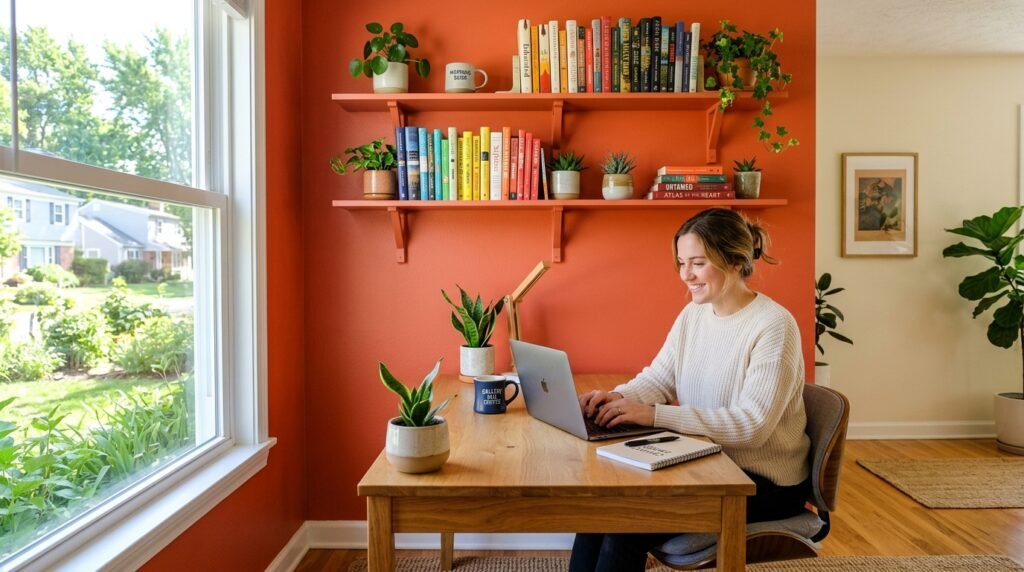 6 Dopamine Home Office Setups for Remote Workers Stuck at a Desk All Day